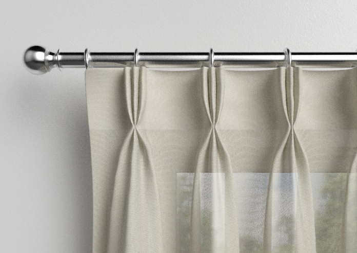 Pavia Voile, Cream Breeze - Made to Measure Curtains - Image 11